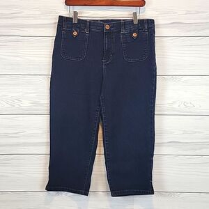 Style & Co capri blue denim jeans Women's Size 12